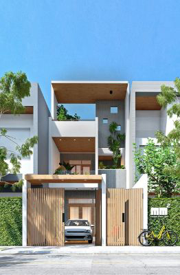 CHIẾN HOUSE, mặt tiền 5m thiết kế hiện đại