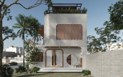 Thơm House - Thiết kế Nhà Phố Đẹp, tối ưu chi phí tại Nhơn Hải, Bình Định