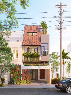 Vân House - Nhà phố kết hợp kinh doanh shop thời trang